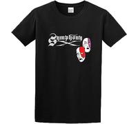 LIPENGH59 Symphony Band Cotton Round Neck Shirt for Men T-Shirts à Manches Courtes(X-Large)