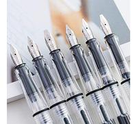 Lipfer 6pcs Calligraphie Parallel Pen Set 0,7 Mm 1,1 Mm 1,5 Mm 1,9 Mm 2,5 Mm 2,9 Mm Stylo D'écriture pour Papraphie Gothique des Stylos Caligraphies