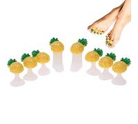 Lipfer 8pcs Silicone Toe Séparateur Foot Dinger Divider Forme Manucure Pédicure Care Tool Tool Tool Flower Accessoire