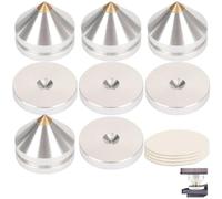 Lipfer Audio Foot Tike Cone Floor Foot Nail Aluminium en Alliage De Haut-Parleur Cad Cabset Trépied Trépied Trépied