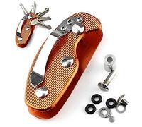 Lipfer EDC Keychain Clip, Aluminium Alloy Key Holder Clip Dossier Organisateur Organisateur De Survie en Plein Air Outil De Poche