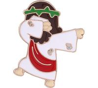 Lipfer Jésus Messie Shirt Pins Tins Cartoon Characon Brooches Email Badge Clothes Bag Gift for Friend