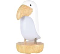 Lipfer Lampe De Table LED en Forme D'oiseau en Bois, Lampe De Chevet À Intensité Variable pour Étudiants, Chambre À Coucher, Salon, Dortoir, Lecture, Fête d'anniversaire