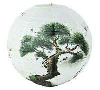 Lipfer Lantern Round Paper Lantern Shade 30cm Paper De Papier De Soie Décor Décor des Lumières Suspendues De Style Oriental Chinois pour Le Restaurant Home