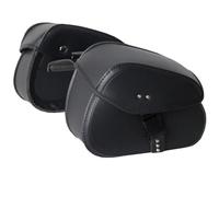 Lipfer Sacoches De Selle De, Sacoches De en Cuir PU, Sangles Pièce De Selle Renforcées, Sacs De Selle Jetables Sacs Latéraux Accessoires De Universels,Noir