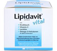 Lipidavit vital gélules contribue au maintien d'un taux de cholestérol normal dans le sang, 100 gélules