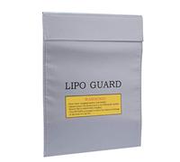 Lipo Batterie Sac,LiPo Guard Sac de Protection Incendie pour Batterie RC Anti-déflagrant Résistant Safe Charge Protecion pour Piles Valeur Documents Bijoux 18 * 23CM Gris
