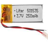 LiPo Battery 3.7V 250mAh 0.925Wh 1S 5C for Rechargeable Electronics Mobile Phone Smartwatch GPS-Not Suitable for Radio Control 37 x 15 x 5 mm (250 mAh501535)