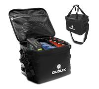 Lipo Safe Bag, Portable Sac Ignifuge et Antidéflagrant - avec Bandoulière Séparateurs Amovibles IPX4 Étanche de Grande Boîte de Rangement pour Batterie Lipo, pour Les Pique Niques Le Camping