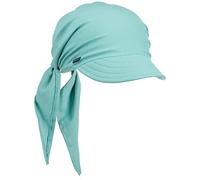 Lipodo Bandana avec Visière Femme - Made in Italy Casquette de Soleil d'été en Coton Été Printemps-été - Taille Unique Vert Menthe