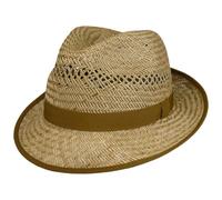 Lipodo Basic Bogart Chapeau de Paille Fedora Fabrique en Italie Homme Femme Printemps Ete