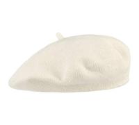 Lipodo Béret Basque Biskaya en Coton Femme - Made in Italy d'été Printemps-été - Taille Unique Blanc crème