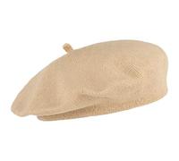 Lipodo Beret Basque Biskaya en Coton (Taille Unique - Beige)