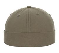 Lipodo Bonnet Docker Washed Cotton Homme - Casquette Style Fermeture Fermeture Scratch Été Printemps-été - Taille Unique Olive