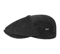 Lipodo Casquette 8 Panel Cordial Homme - Made in Italy Plate Gavroche avec visière, Doublure, Doublure Hiver Automne-Hiver - M (56-57 cm) Noir