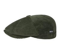 Lipodo Casquette 8 Panel Cordial Homme - Made in Italy Plate Gavroche avec visière, Doublure, Doublure Hiver Automne-Hiver - M (56-57 cm) Olive