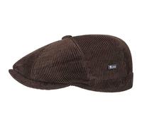 Lipodo Casquette 8 Panel Cordial Homme - Made in Italy Plate Gavroche avec visière, Doublure, Doublure Hiver Automne-Hiver - M (56-57 cm) Marron