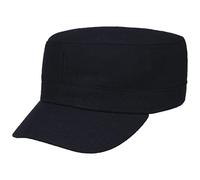 Lipodo Casquette Army en Feutre Homme - avec visière, Fermeture Fermeture Scratch, Fermeture Scratch Hiver Automne-Hiver - Taille Unique Bleu foncé