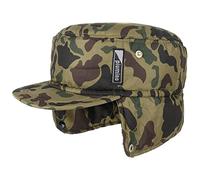 Lipodo Casquette Camouflage avec Oreillettes Homme - Protege-Oreilles pour l'hiver Visiere, Oreillettes, Doublure Hiver Automne-Hiver - M (56-57 cm) Camouflage