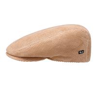Lipodo Casquette Cordial Femme/Homme - Made in Italy Gavroche Plate D'Ete avec Visiere, Doublure Printemps-ete Hiver - M (56-57 cm) Beige