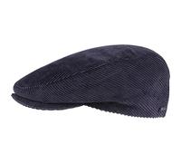 Lipodo Casquette Cordial Femme/Homme - Made in Italy Gavroche Plate d'été avec visière, Doublure Printemps-été Hiver - M (56-57 cm) Bleu