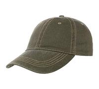 Lipodo Casquette de Baseball Washed Denim Femme/Homme - en Jeans Cap avec visière, Fermeture Fermeture Scratch Hiver Automne Printemps Été Printemps-été - Taille Unique Olive