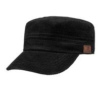 Lipodo Casquette en Velours Army Femme/Homme - avec visière, fermé à l’arrière Printemps-été - Taille Unique Noir