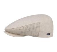 Casquette Plate en Lin Mesh by Lipodo beige 58 cm