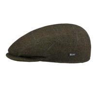 Lipodo Casquette Plate Style Anglais a Carreaux 70% Laine Handmade Made in Italy Unisexe Ete Hiver