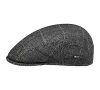 Lipodo Casquette Plate Style Anglais a Carreaux 70% Laine Handmade Made in Italy Unisexe Ete Hiver