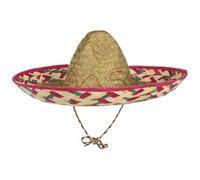 Lipodo Chapeau Sombrero Mexico de Gaucho Chapeaux Paille (Taille Unique - Nature)