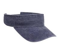 Visière Washed Cotton by Lipodo bleu foncé One Size