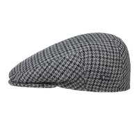 Casquette Inglese Classic Herringbone by Lipodo gris-noir 55 cm