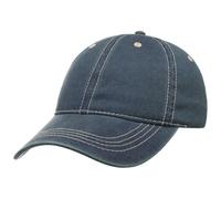 Lipodo Washed Denim Casquette de Baseball Six Panneaux Coton Femmes Hommes Toutes Saisons