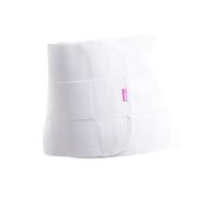 LIPOELASTIC KPlus Hauteur de 32 cm avec 4 panneaux - Ceinture abdominale post-opératoire médicale -Unisexe| Ceinture abdominoplastie | Ceinture post accouchement (Blanc, L-XL)