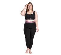 LIPOELASTIC Leggings de compression active - Leggings de compression médicale, Leggings de compression pour lipœdème pour femmes (DE/NL/SE/PL, Alphanumérique, XXL, Régulier, Régulier, Noir, Élastique