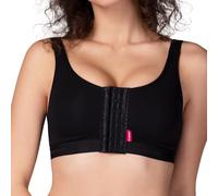 LIPOELASTIC PI Active - Brassière de Compression Post-Opératoire & Soutien-Gorge de Contention Femme (FR/ES, Alpha/Lettres, Moyen, Taille Normale, Taille Normale, Noir)