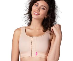 Lipoelastic PI Ideal - Soutien-gorge compressif post-opératoire avec fermeture avant, white-417, XL