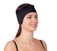 LIPOELASTIC PU 03 - Otoplastie Réglable avec Velcro - D’oreille Post-Chirurgie - Compression Double Couche - Unisexe - Bandeau Oreille Chirurgie Plastique (Noir, XS)