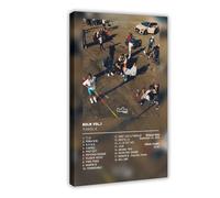 LIPOYE Album Poster BDLM Vol.1 de Tiakola - Affiche sur toile pour décoration de chambre, paysage, bureau, cadeau - 20 x 30 cm