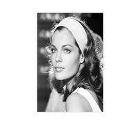 LIPOYE Poster Romy Schneider (3) sur toile pour décoration de chambre à coucher, bureau, chambre, cadeau 20 x 30 cm