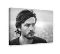 LIPOYE Poster vintage photo Alain Delon Art sur toile pour décoration de chambre à coucher, bureau, chambre, cadeau 30 x 45 cm