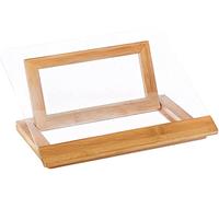 Lipper International 8815 en bambou et support pour livre de cuisine en acrylique