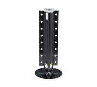Lippert Level Up Gen I Cric hydraulique de rechange pour trains d'atterrissage à 5ème roue et remorques de voyage, capacité de 3,6 kg, aluminium, repose-pieds de 22,9 cm de diamètre, hauteur rétractée