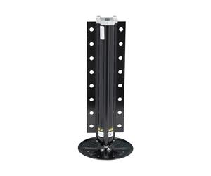 Lippert Level Up Gen I Cric hydraulique de rechange pour trains d'atterrissage à 5ème roue et remorques de voyage, capacité de 3,6 kg, aluminium, repose-pieds de 22,9 cm de diamètre, hauteur rétractée