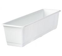 LIPPERT Unimet Jardinière Blanc 100 x 17,5 x 14,5 cm