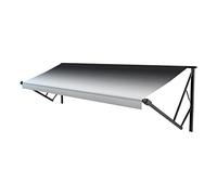 Lippert V000211455 Ensemble de rouleau d'auvent et de tissu pour véhicule récréatif, noir/blanc, 3,6 m