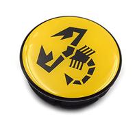 LIPPSY Cache-moyeux avec 4pcs 55mm pour Abarth Course Centre de Roue de Voiture Capuchon Capuchon Côte de Voiture Badge Stickers Emblème Capuchons de Moyeu de Roue