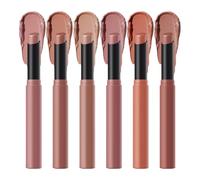 Lips à lèvres nus mat, Lip Satin Lipstick,Louis à lèvres de finition durable | Maquillage de bâton à lèvres très durable de longue durée pour la fête quotidienne de voyage en plein air