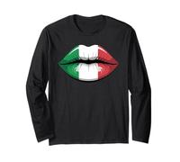 Lips Italy Flag Italian Roots Manche Longue